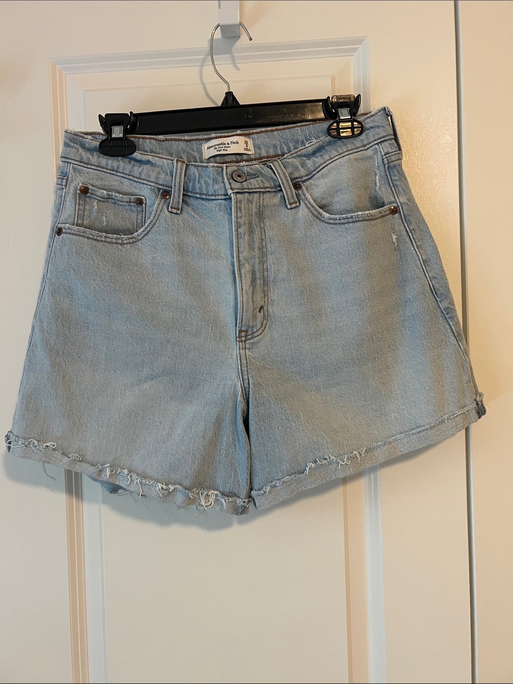 Abercrombie & Fitch The Dad Shorts - Light Wash